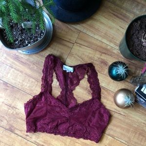 Magenta Lace Bralette